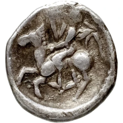 Trihemiobol horse left 450 BC - 350 BC back