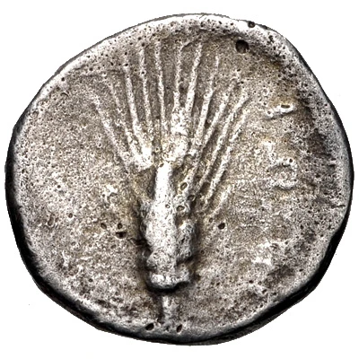 Trihemiobol 415 BC - 410 BC back