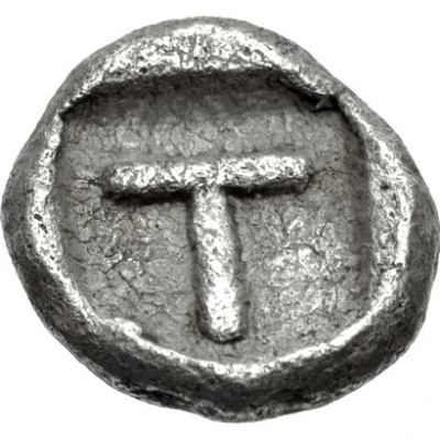 Trihemiobol 480 BC - 400 BC back