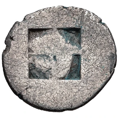 Trihemiobol 460 BC - 400 BC back