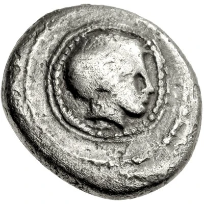 Trihemiobol 425 BC - 400 BC front