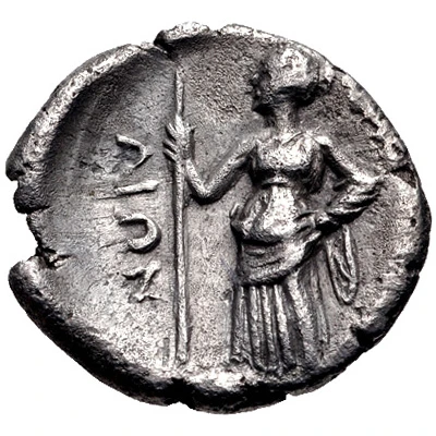 Trihemiobol 220 BC back