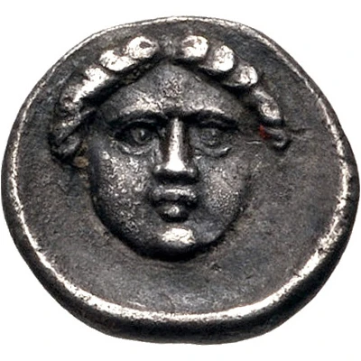 Trihemiobol 380 BC - 320 BC back