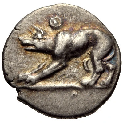 Trihemiobol 270 BC - 250 BC front