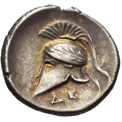 Trihemiobol 270 BC - 250 BC back