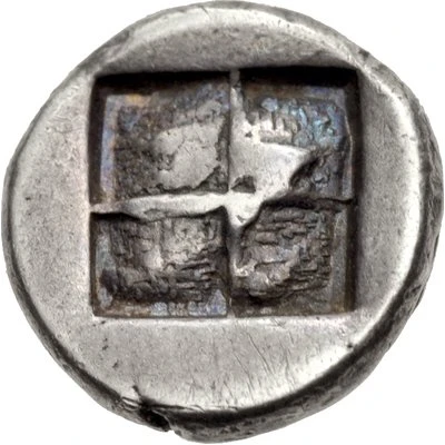 Trihemiobol 500 BC - 465 BC back