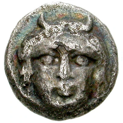 Trihemiobol 425 BC - 375 BC front