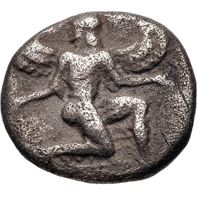 Trihemiobol 490 BC - 470 BC front