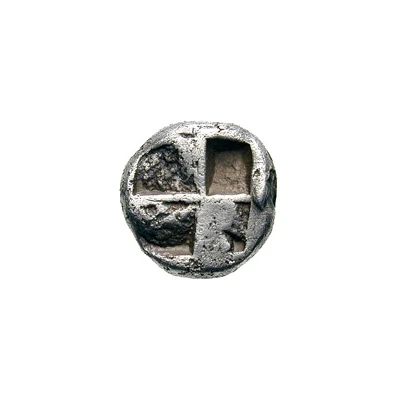 Trihemiobol 521 BC - 478 BC back