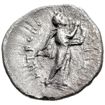 Trihemiobol 350 BC - 330 BC back