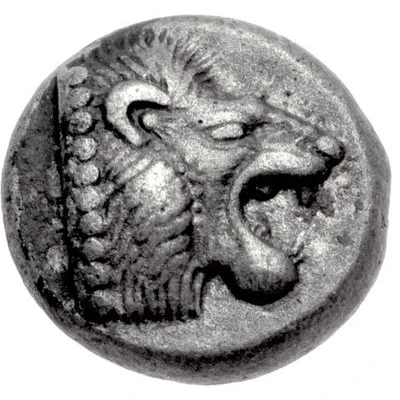 Trihemiobol 521 BC - 478 BC front