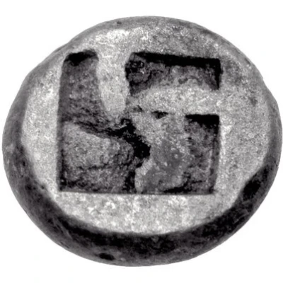 Trihemiobol 521 BC - 478 BC back