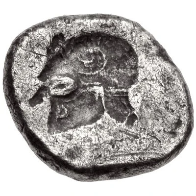 Trihemiobol 521 BC - 478 BC back