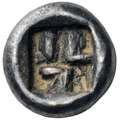 Trihemiobol 480 BC - 460 BC back