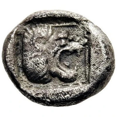 Trihemiobol 525 BC - 500 BC back