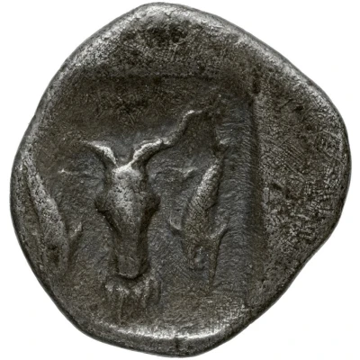 Trihemiobol 450 BC - 400 BC back