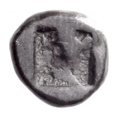 Trihemiobol 525 BC - 500 BC back