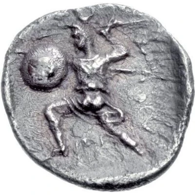 Trihemiobol 430 BC - 400 BC back