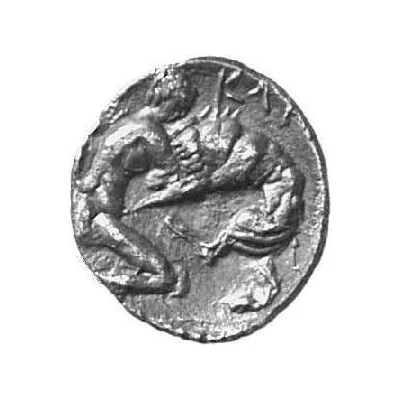 Trihemiobol 320 BC - 280 BC back