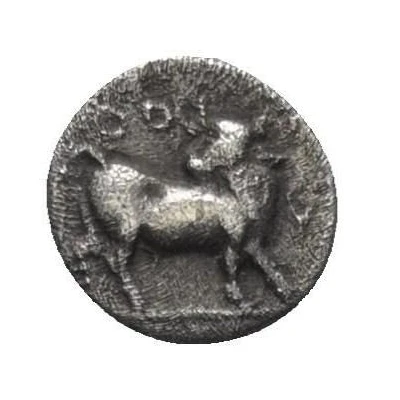 Trihemiobol 425 BC - 400 BC back