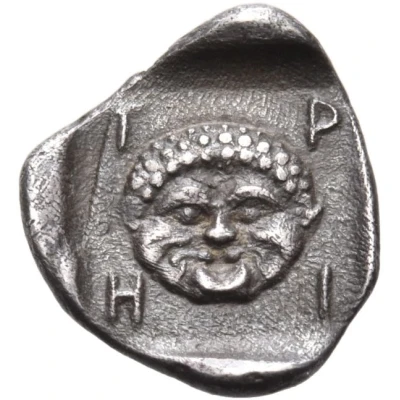 Trihemiobol 450 BC - 415 BC back