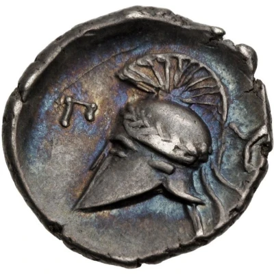 Trihemiobol 270 BC - 250 BC back