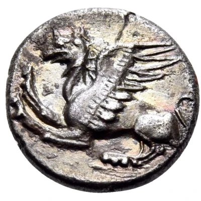 Triobol - Protes 411 BC - 385 BC front