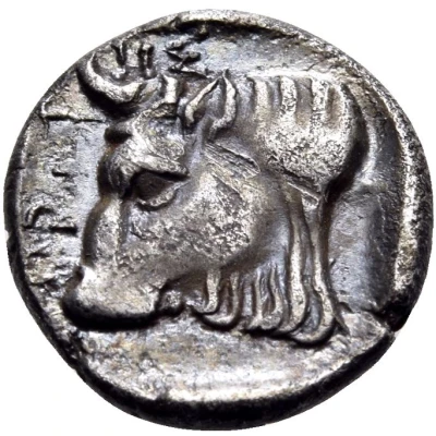 Triobol - Protes 411 BC - 385 BC back