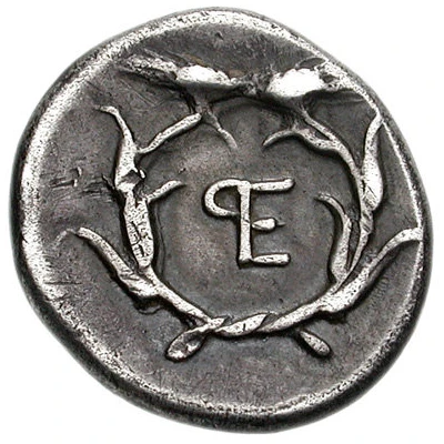 Triobol 360 BC - 310 BC back