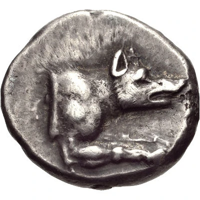 Triobol 125 BC - 80 BC front