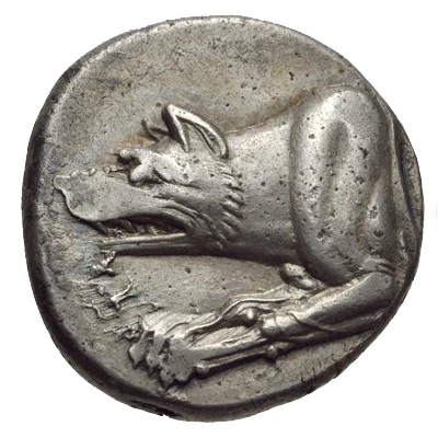 Triobol 330 BC - 270 BC front