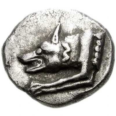 Triobol 490 BC - 470 BC front