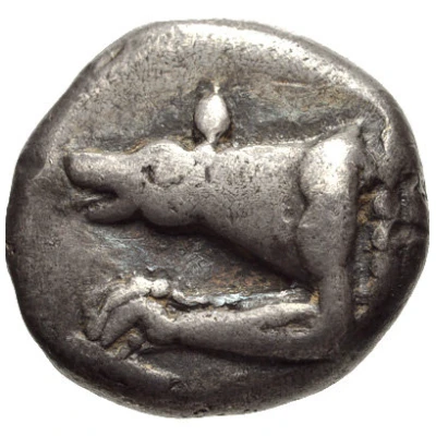 Triobol 500 BC - 470 BC front