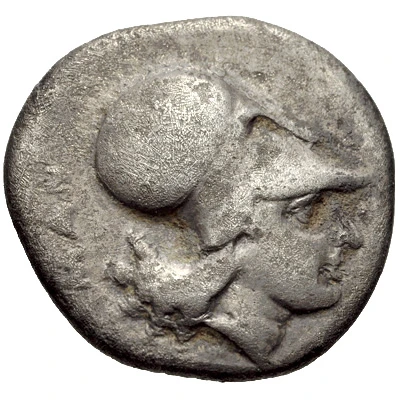 Triobol 340 BC - 320 BC front