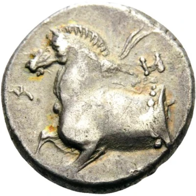 Triobol 398 BC - 385 BC front