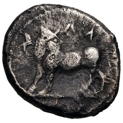 Triobol 480 BC - 460 BC front