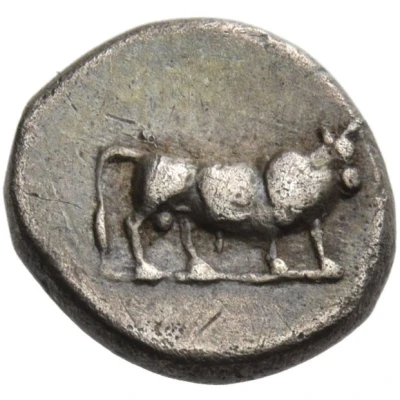 Triobol 453 BC - 448 BC front