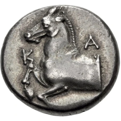 Triobol 377 BC - 365 BC front