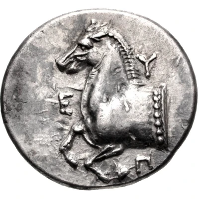 Triobol 377 BC - 365 BC front