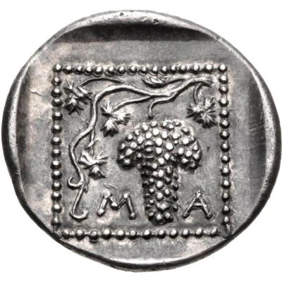 Triobol 377 BC - 365 BC back