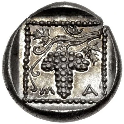 Triobol 377 BC - 365 BC back