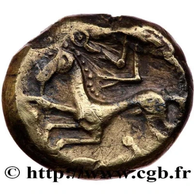 Triskelion Stater Type of Chenôves 70 BC - 50 BC back