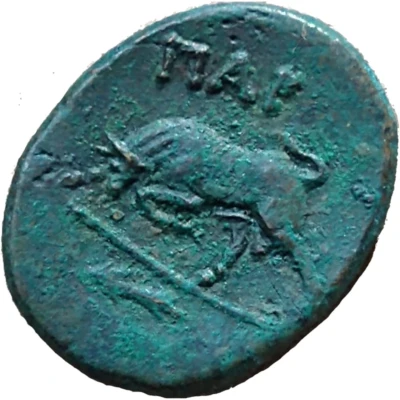 Unit, PB, Æ 20 268 BC - 194 BC back