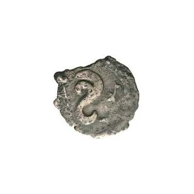 Unknown Æ - Chardmish Bust facing left; tamgha with double hook ND back